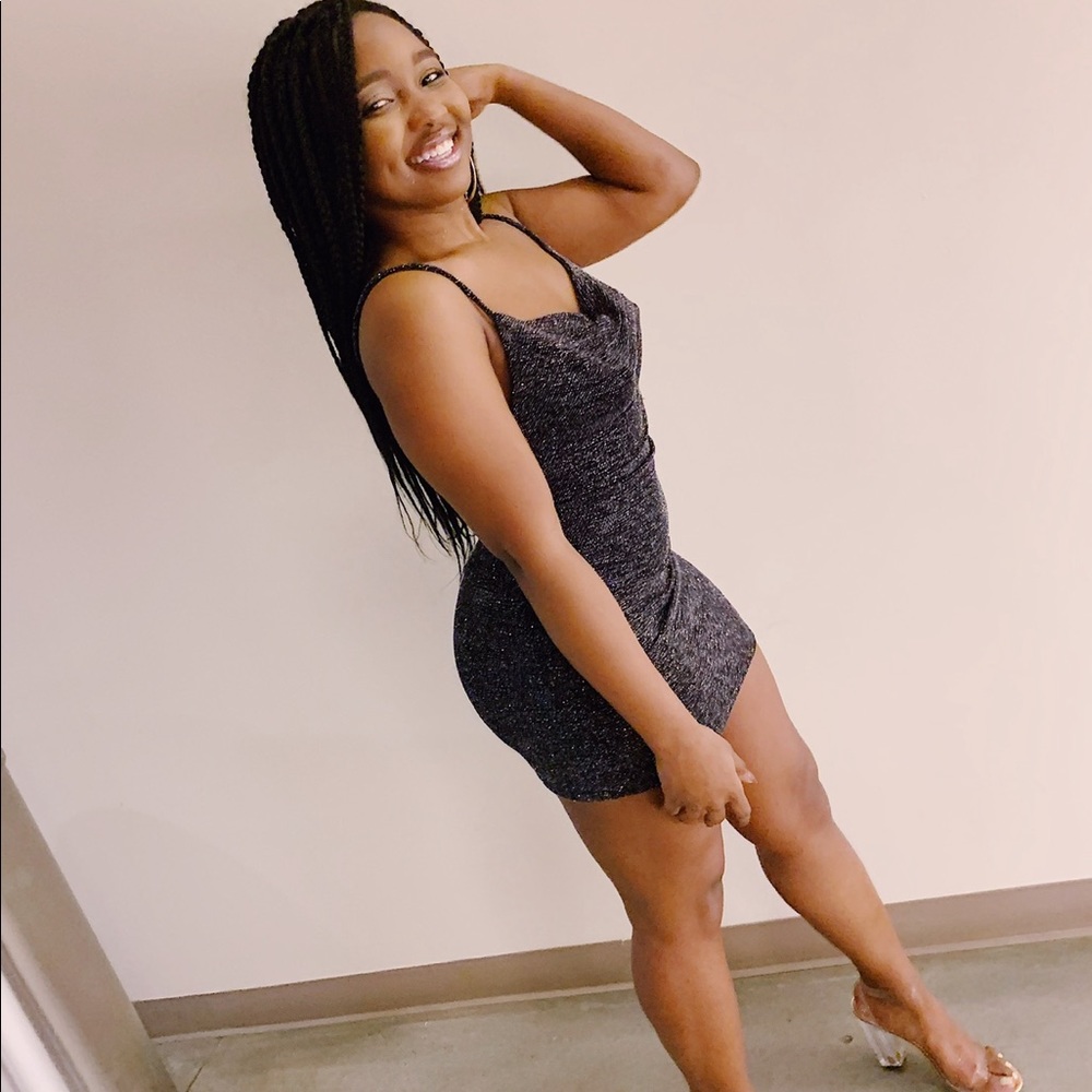 Forever21 Sparkly Black Dress